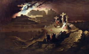 الجلجلة ، حوالي 1830-40 (زيت على قماش) بواسطة جون مارتن