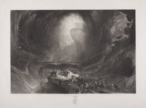 الطوفان ، c.1828 (مرحاض على ورق) بواسطة جون مارتن
