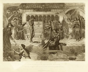 أسوار بيت الله بواسطة جون Melhuish Strudwick