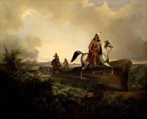 السكين الأسود ، محارب أباتشي ، 1846.
