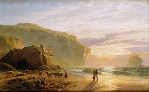 قبالة ساحل الكورنيش ، أو Trebariwith Strand