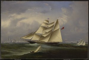 The Ocean Bride Leaving Halifax Harbour ، 1854 بواسطة جون أوبراين