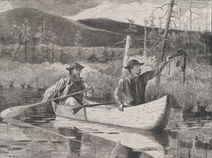 محاصرة في Adirondacks كل يوم سبت ، المجلد. أنا ، سلسلة جديدة ، 24 أكتوبر 1870.