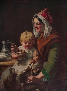 وقت الوجبة ، c1850 ، c1915 بواسطة جون فيليب