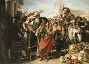 الوظيفة المبكرة لموريلو ، 1865 بواسطة جون فيليب