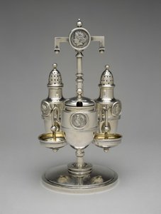 مجموعة الكاستر ، ج. 1862-1871 (فضة مطلية بالفضة) بواسطة جون ر. (Attr.to) Wendt