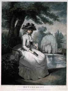 التقاعد ، نقش ويليام وارد (1766-1826) ، حانة. من قبل الفنان بواسطة جون رافائيل (بعد) سميث
