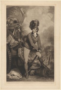 اللفتنانت كولونيل السير باناستر تارلتون ، نشر عام 1782.