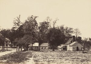 ميكانيكسفيل ، فرجينيا ، أبريل 1865 (طباعة زلال مثبتة على ورق منسوج)
