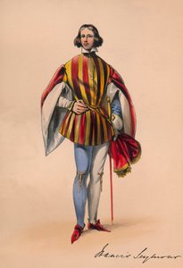 فرانسيس سيمور في زي الملكة فيكتورياس بال كوستوميه ، 12 مايو 1842 ، 1843.