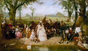 يوم صيفي في هايد بارك ، 1858 بواسطة جون ريتشي