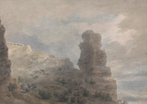 منظر من النزل في Terracina بواسطة جون روبرت Cozens
