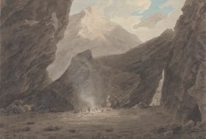 بالقرب من شيافينا في جريسنس بواسطة جون روبرت Cozens