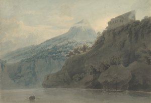 على خليج ساليرنو بالقرب من فيتري ، سبتمبر 1782 أو بعد ذلك. بواسطة جون روبرت Cozens