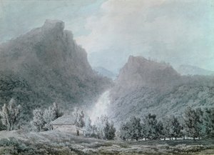 شلالات لودور (مرحاض على ورق) بواسطة جون روبرت Cozens