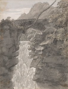 شلالات Reichenbach بواسطة جون روبرت Cozens