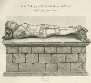 آثار Audley - "Audley Knight": رسم بالقلم الجاف والطلاء ، بدون تاريخ [؟ القرن التاسع عشر]