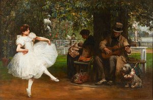 The Old Showman (زيت على قماش)