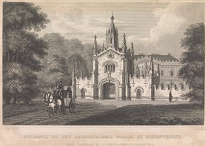 مدخل قصر Archiepiscopal ، في Bishopthorpe (نشره I.T. Hinton) ؛ الصفحة 34 (المجلد الأول)