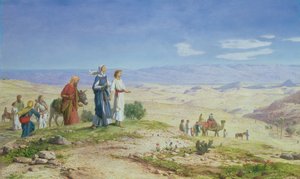 خارج القدس ، 1878 (زيت على قماش على متن الطائرة)