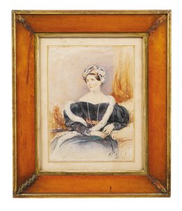 صورة للسيدة بريسيلا ويزلي بول ، كونتيسة ويستمورلاند ، 1835 بواسطة جون روجرز هربرت
