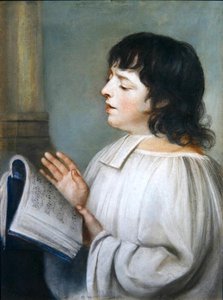 A Chorister (باستيل) بواسطة جون راسل