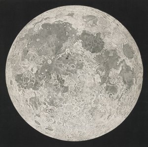 رسم الخرائط القمرية ، 1805-06 بواسطة جون راسل