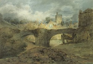 بريكنوك ، c.1801 (مرحاض مع صمغ عربي على ورق)