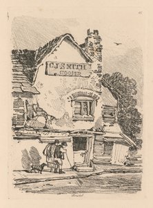 الدراسات مجانية ، اللوحة 41 ، House at Bristol ، 1838. بواسطة جون سيل كوتمان