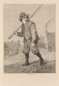 دراسات مجانية لوحة تخطيطية 46 بعد Teniers ، 1838. بواسطة جون سيل كوتمان