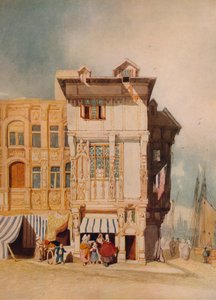 منازل قديمة ، بأرقام ، c1836 بواسطة جون سيل كوتمان