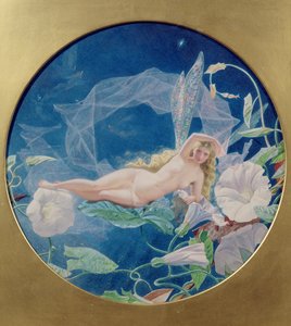 The Morning Glory Fairy (مرحاض ولون جسم على ورق) بواسطة جون سيمونز