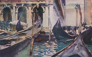 جندول من Piazzetta ، c1904 ، 1925. بواسطة جون سينغر سارجنت