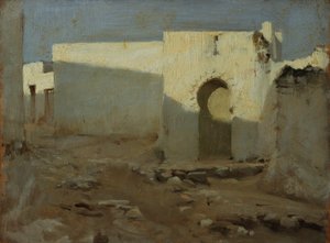 المباني المغاربية في ضوء الشمس ، 1879-1880 بواسطة جون سينغر سارجنت