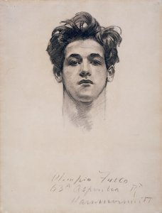 أوليمبيو فوسكو ، حوالي 1900-10 (فحم وجذع على ورق) بواسطة جون سينغر سارجنت