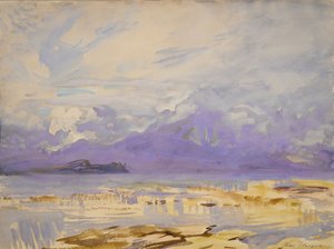 سيرميوني ، 1913 (مرحاض وغواش على ورق منسوج أبيض عاجي) بواسطة جون سينغر سارجنت