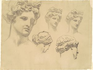 دراسات لـ Apollo and the Muses ، ج. 1921. بواسطة جون سينغر سارجنت