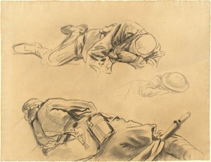 دراسات للغاز ، 1918-1919. بواسطة جون سينغر سارجنت