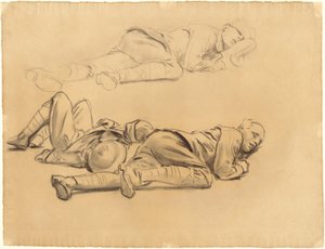 دراسات للغاز ، 1918-1919. بواسطة جون سينغر سارجنت