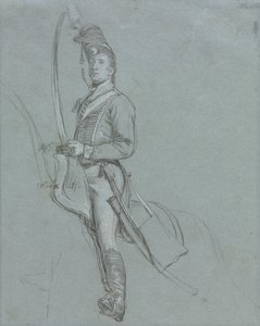 ضابط حصار على ظهور الخيل ، 1812. بواسطة جون سينجلتون كوبلي