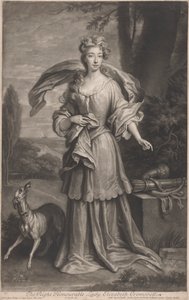السيدة الرايت أونورابل ليدي إليزابيث كرومويل (1674-1704) بواسطة جون سميث