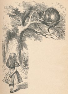 أليس وقطط شيشاير ، 1889 بواسطة جون تينيل