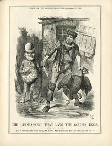 Illustration by John Tenniel (1820-1914) in Punch بواسطة جون تينيل