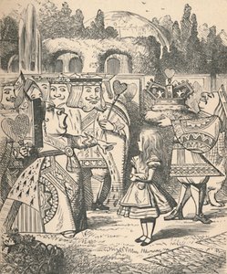 اقطعوا رأسها! أليس والملكة الحمراء ، 1889 بواسطة جون تينيل