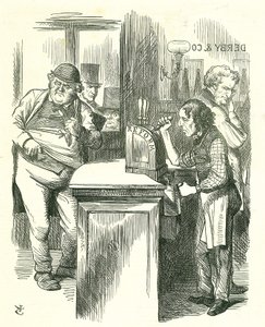 The Honest Pot Boy: إصلاح البرلمان - تمديد الامتياز. دزرائيلي يخدم الإصلاح لجون بول من قبل معارضته البرلمانية. قدم وحمل مشروع قانون الإصلاح الخاص به. كارتون تينيل من بانش ، لندن بواسطة جون تينيل