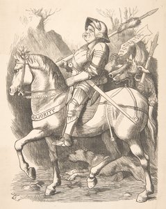 الفارس ورفيقه لكمة 5 مارس 1887 ، 1887. بواسطة جون تينيل