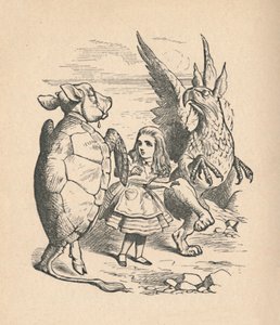 السلحفاة الوهمية ، أليس والجريفون ، 1889 بواسطة جون تينيل