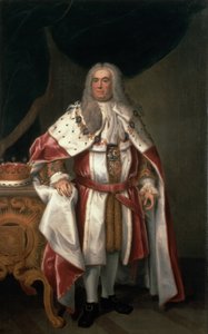 صورة السير روبرت والبول (1676-1745) إيرل أورفورد ، 1743