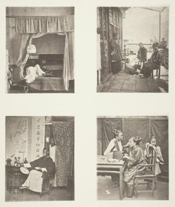 نفحة من أنبوب الأفيون في المنزل ، بعد العشاء ، القراءة لتكريم ، المرحاض ، ج. 1868. بواسطة جون طومسون