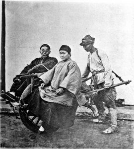 الصين ، عربة الريكاشة ج عام 1870 (صورة) بواسطة جون طومسون